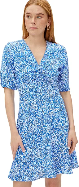 سعر ومواصفات كوتون KOTON womens Short Sleeve V Neck Short Floral Dress (B0CNV1W7ZM) على Amazon EG