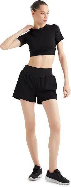 سعر ومواصفات كوتون KOTON womens Sport Crop Tshirt (pack of 1) (B0D1NDZWKM) على Amazon EG