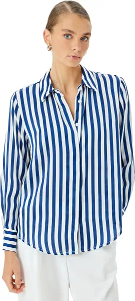 سعر ومواصفات كوتون KOTON Womens Striped Shirt Modern (pack of 1) (B0DSTP2GHM) على Amazon EG