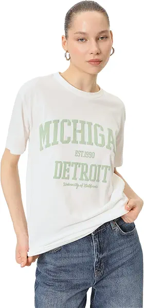 سعر ومواصفات كوتون KOTON Womens TSHIRT SS JERSEY (pack of 1) (B0D4VVPWY5) على Amazon EG