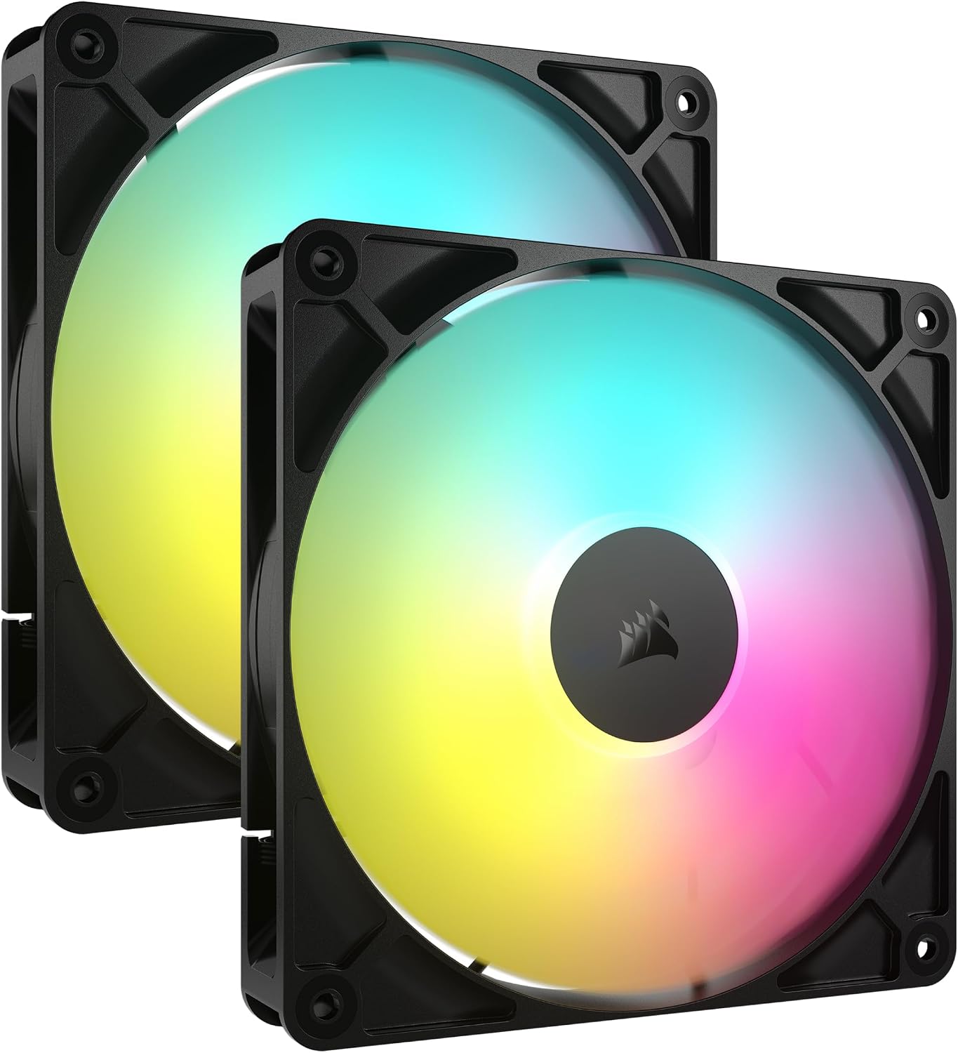 سعر ومواصفات كورسير مراوح RS140 ARGB PWM 140 ملم - اتصال سلسلة ديزي - ضوضاء منخفضة - محمل قبة مغناطيسي - عبوة مزدوجة - اسود (B0D49NN28D) على Amazon EG
