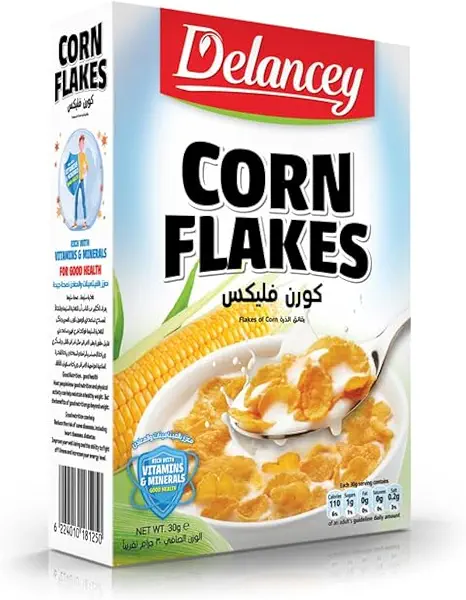 سعر ومواصفات كورن فليكس 30جرام من ديلانسي (B0B1BK8QHK) على Amazon EG