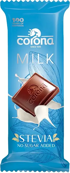 سعر ومواصفات كورونا شوكولاتة حليب ستيفيا كبير (B0GVKS8F7Q) على Amazon EG