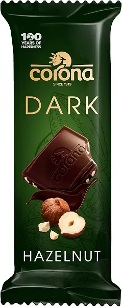 سعر ومواصفات كورونا شوكولاتة دارك بالبندق 55% (B0GVKQKW12) على Amazon EG