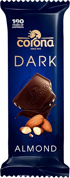 سعر ومواصفات كورونا شوكولاتة دارك باللوز 55% (B0GVKMCT29) على Amazon EG