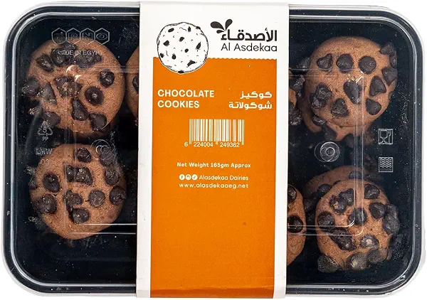 سعر ومواصفات كوكيز شوكولاتة من الاصدقة، 165 جرام (B0FY393RF6) على Amazon EG