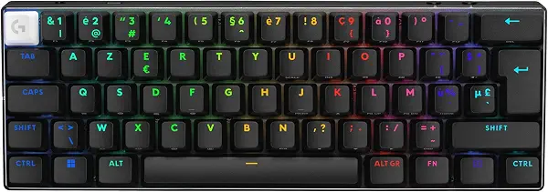 سعر ومواصفات كيبورد ألعاب لاسلكي جي برو X60 لايت سبيد من لوجيتك - لون أسود (B0CW1YHRFG) على Amazon EG