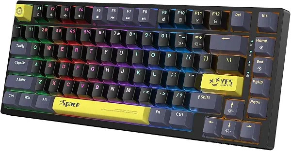 سعر ومواصفات كيبورد العاب ميكانيكي سلكي G52 RGB من اونكوما، 61 مفتاح، تصميم مضغوط، RGB قابل للتخصيص، خاصية الاستجابة لضربات مفاتيح متعددة، قفل مفتاح ويندوز، توصيل وتشغيل USB للكمبيوتر واللاب توب (B0GKY99GLQ) على Amazon EG
