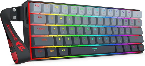سعر ومواصفات كيبورد ريد دراجون USB موديل K617 فيز ماجنتيك+ بمفاتيح مغناطيسية و إضاءة RGB و استجابة سريعة، أسود، لأجهزة الكمبيوتر (B0GG9L4S4B) على Amazon EG