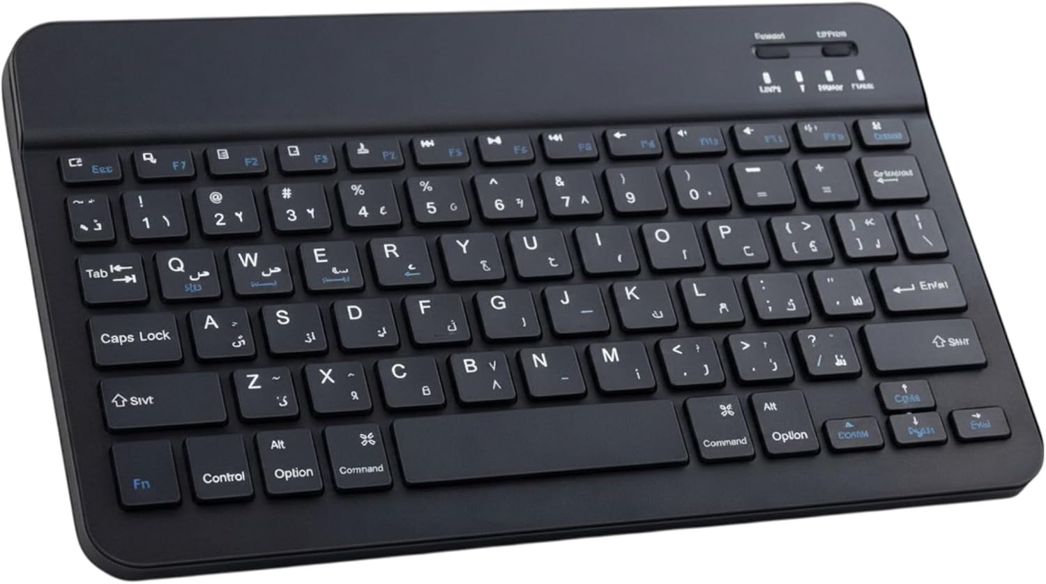 سعر ومواصفات كيبورد زد آر بلوتوث ZR-3030 قابل للشحن و لاسلكي و صامت و نحيف بلون أسود متوافق مع الهواتف و التابلت و الكمبيوتر عربي وإنجليزي (B0H9JPDPQL) على Amazon EG
