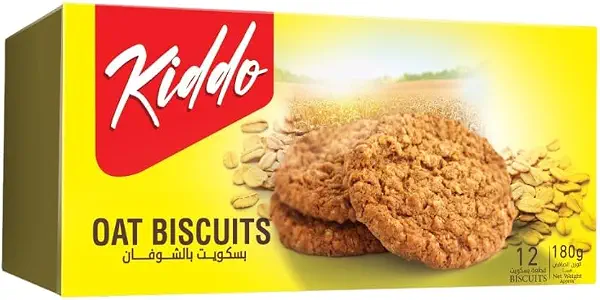 سعر ومواصفات كيدو بسكويت شوفان سادة 180 جرام (B0FRNHD5R3) على Amazon EG
