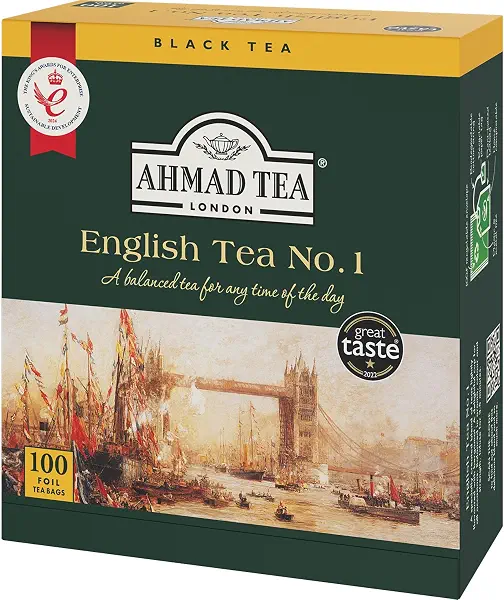 سعر ومواصفات كيس شاي أسود غير منكّه من شاي أحمد، عبوة 100 كيس (B00LFJ5HU8) على Amazon EG