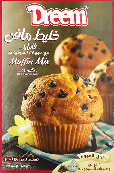 سعر ومواصفات كيكة مافن بنكهة الفانيليا من دريم - 450 جرام (B07G9KSXTH) على Amazon EG