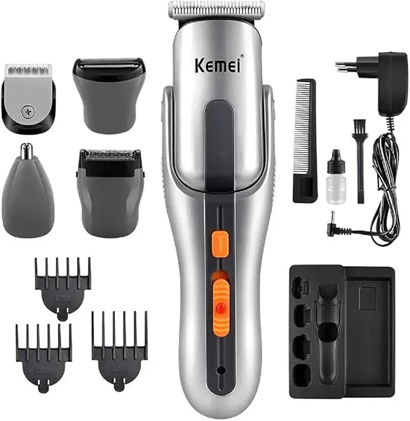 سعر ومواصفات كيمي KM-680A تعمل مع جاف لل رجال - مقص و مشذب (B07N5ZTR3Z) على Amazon EG