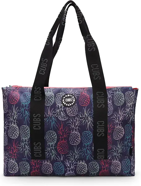سعر ومواصفات كيوبس Cubs Black Pineapples and Colorful forestsTote Double (B0GZ48WHW7) على Amazon EG