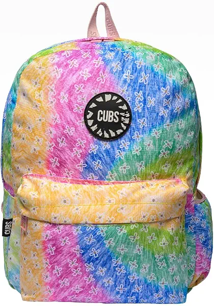 سعر ومواصفات كيوبس Cubs Pastel Tie Dye Flowers حقيبة الظهر صغير (B0FJMHV78C) على Amazon EG