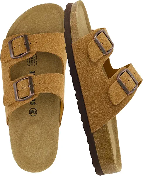سعر ومواصفات كيوشناير CUSHIONAIRE womens Lane Slide Sandal (B08BX7BJFF) على Amazon EG