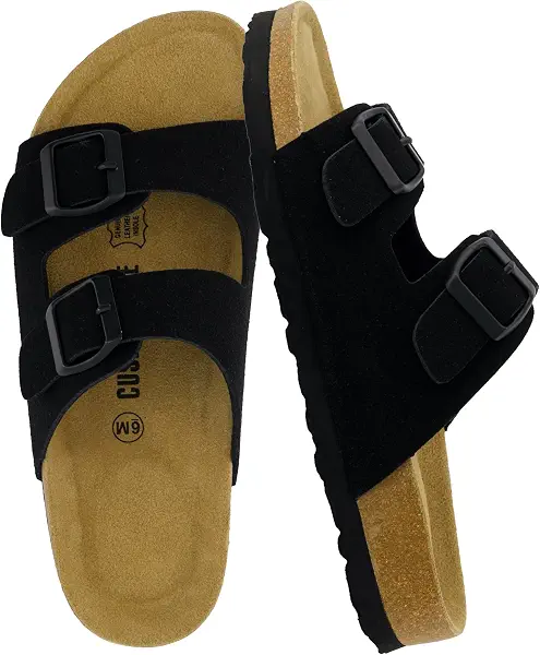 سعر ومواصفات كيوشناير Cushionaire Womens Slide Sandal Lane (B08BX6B167) على Amazon EG