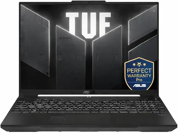 سعر ومواصفات لاب توب تاف جيمنج F16 معالج كور 5-210 اتش/رام DDR5 بسعة 8 جيجابايت/SSD بسعة 512 جيجابايت/كارت شاشة RTX™ 3050 بسعة 6 جيجابايت GDDR6/شاشة FHD+ مقاس 16 بوصة 144 هرتز/ويندوز 11 من اسوس/[FX607VJB-RL805W] (B0GNKS32QB) على Amazon EG