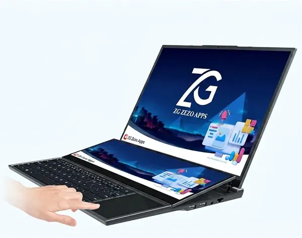 سعر ومواصفات لابتوب ZG Notebook D1 بشاشتين - معالج Intel Core i7 9750H (B0H8M2W8DL) على Amazon EG