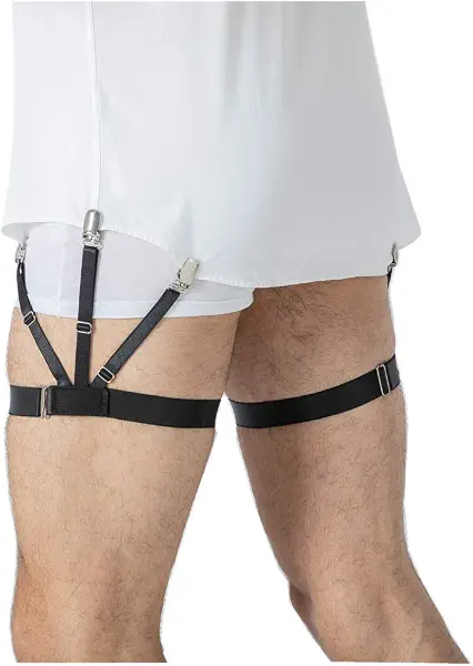 سعر ومواصفات لازار سبيس LazarsSpace Shirt Stays for Men Shirttail Holder Men's Dress Shirt Garters Keep Your Shirt Tucked In, Shirt Tucker 1 Pair (B093LT8DJG) على Amazon EG