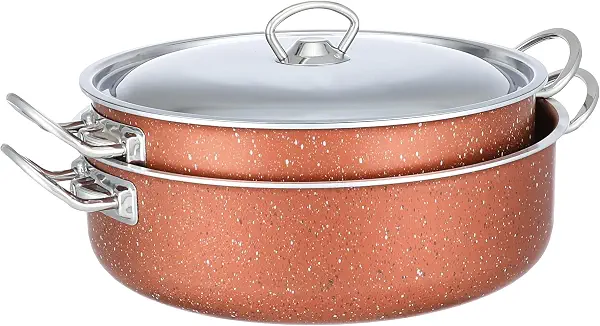 سعر ومواصفات لازورد طقم سوتيز 2 قطعة مقاس 26 - 28 سم جرانيت برو نحاسى (B0C2QF6FPN) على Amazon EG