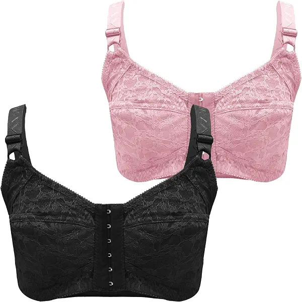 سعر ومواصفات لاسو Lasso Women Set Of 2 Pieces Front Open Bra Cup B With Lace Full Dantel Bra (pack of 2) (B0CW3HDSH4) على Amazon EG