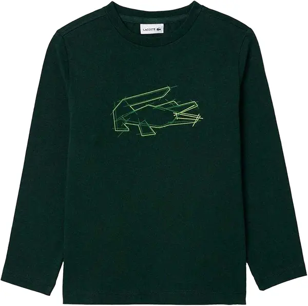 سعر ومواصفات لاكوست Lacoste Boys Long Sleeved Holiday T-shirt Modern (pack of 1) (B0D91RDFMY) على Amazon EG