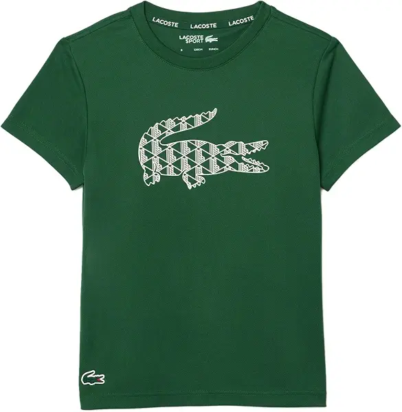 سعر ومواصفات لاكوست Lacoste Boys Tennis Ultra Dry Piqué T-shirt Modern (pack of 1) (B0D91VC7D2) على Amazon EG