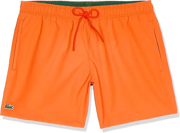 سعر ومواصفات لاكوست Lacoste Mens Lightweight Monochrome Swim Trunks Trunks (pack of 1) (B0D91TN75L) على Amazon EG