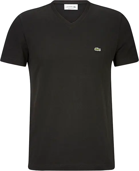 سعر ومواصفات لاكوست Lacoste Mens Men’s V-neck Cotton T-shirt T-Shirt (pack of 1) (B009T0N7KC) على Amazon EG