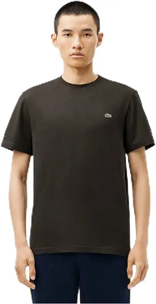 سعر ومواصفات لاكوست Lacoste Mens Short Sleeve Shirt Crew Neck Cotton T-shirt (B0D91RP7LZ) على Amazon EG