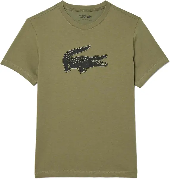 سعر ومواصفات لاكوست Lacoste Mens Ultra-Dry XXL Logo Sport T-shirt classic (B0D91RT6S1) على Amazon EG