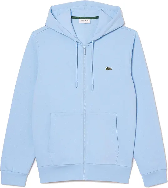 سعر ومواصفات لاكوست Lacoste Mens Zipped Fleece Hoodie casual (B0BPYPHTQG) على Amazon EG