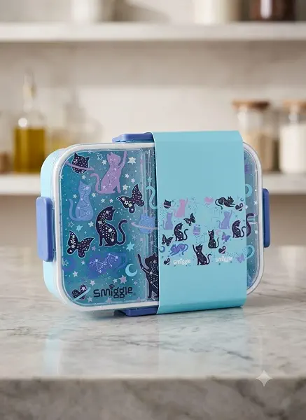 سعر ومواصفات لانش بوكس 1550 ملل Smiggle كود H-243- 5 لانش بوكس (تركواز) (B0HB17R3HT) على Amazon EG