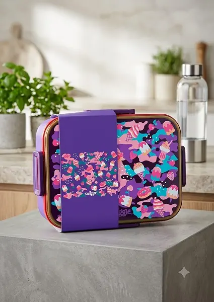 سعر ومواصفات لانش بوكس 1550 ملل Smiggle كود H-243- 3 لانش بوكس (B0HB1WSJL7) على Amazon EG