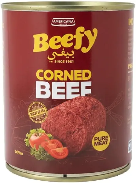 سعر ومواصفات لحم بقري كورند بيف من امريكانا، 340 جم (B0FZKBKT99) على Amazon EG