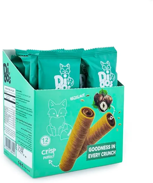 سعر ومواصفات لفائف ويفر بالبندق من بوكس ديدو - 12 عبوة - 4 قطع (B0GNKGJT48) على Amazon EG