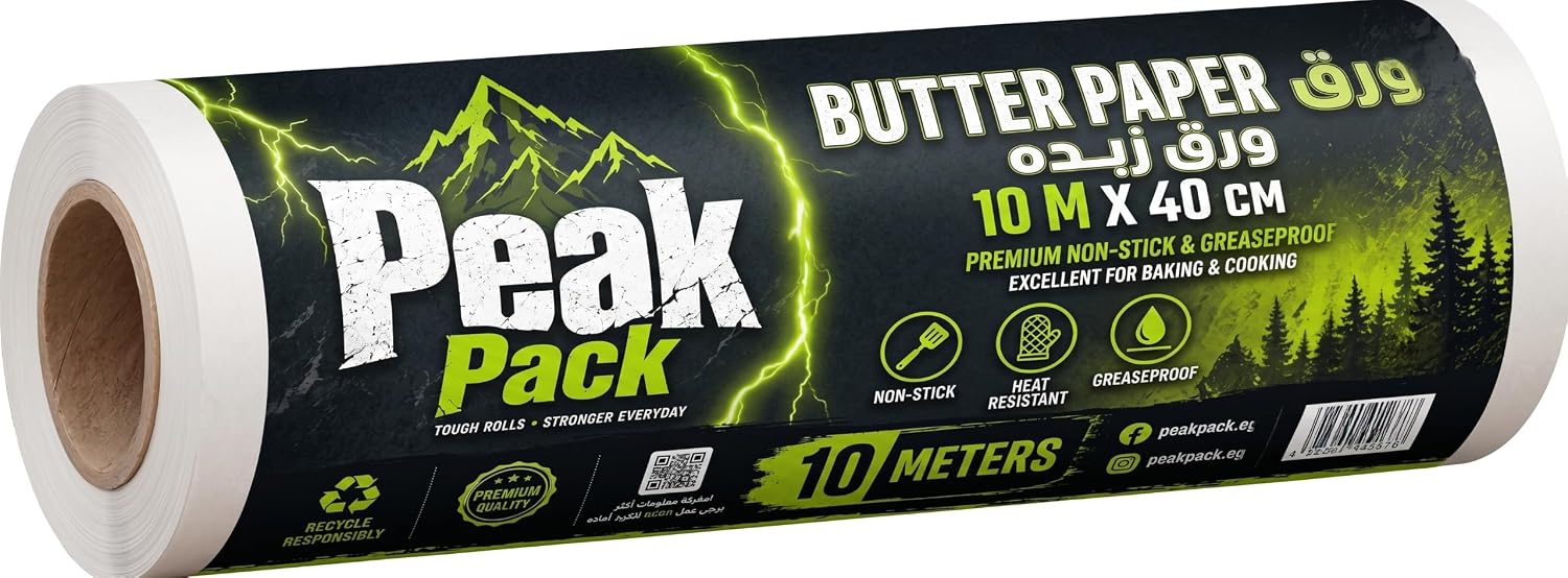 سعر ومواصفات لفة ورق زبدة من بيك باك مقاس 10 متر × 40 سم (B0HFKWWBGJ) على Amazon EG