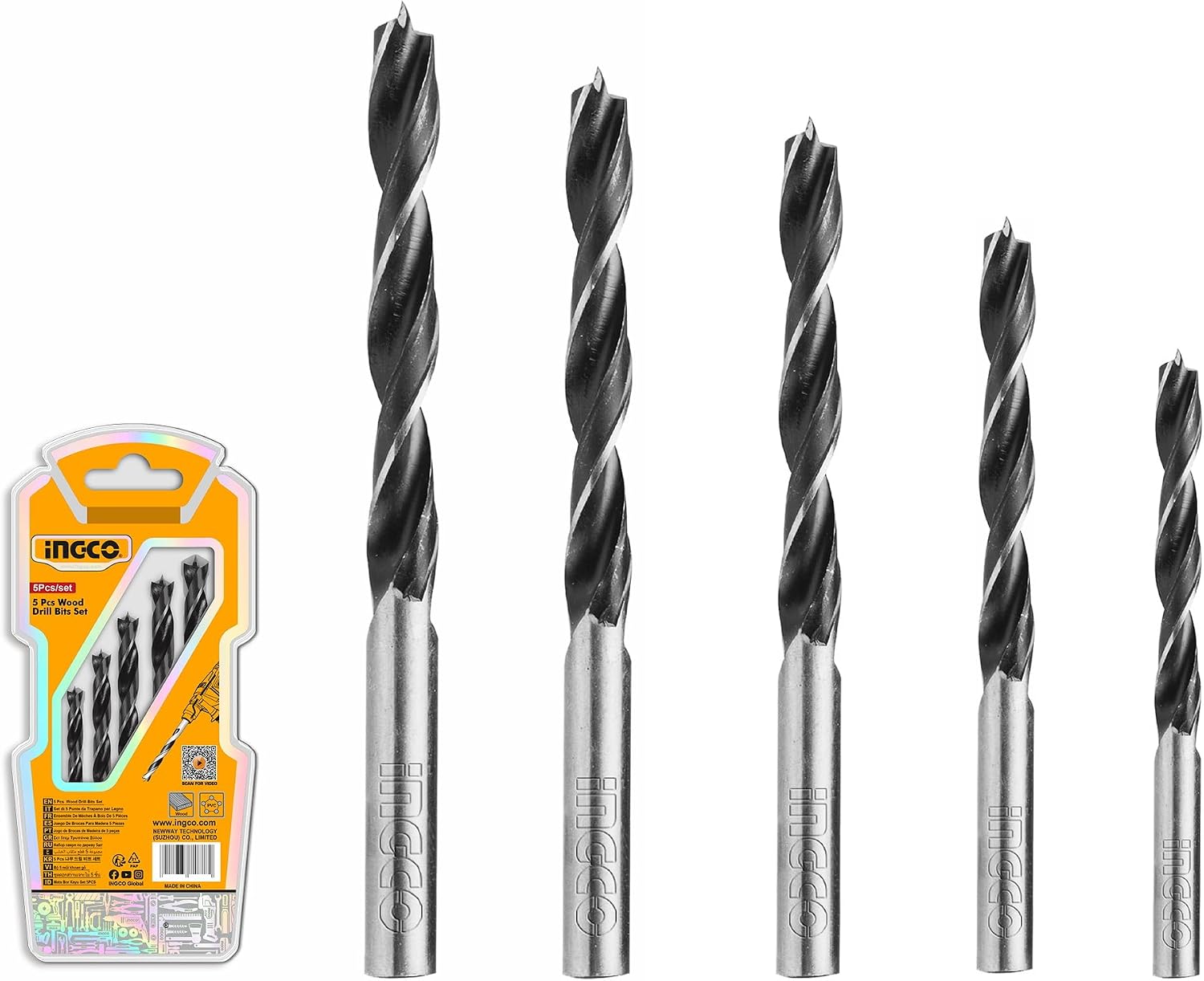 سعر ومواصفات لقم حفر خشب AKDB5055 من انجكو، 5 قطع (B091J5MQD8) على Amazon EG