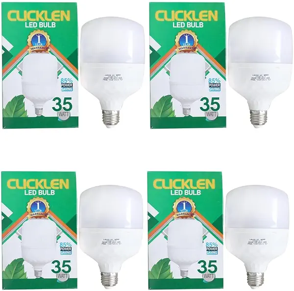 سعر ومواصفات لمبة LED E27 لون ابيض 35 4 قطع من كليكلين واط الخير (B0BSHBBPK4) على Amazon EG
