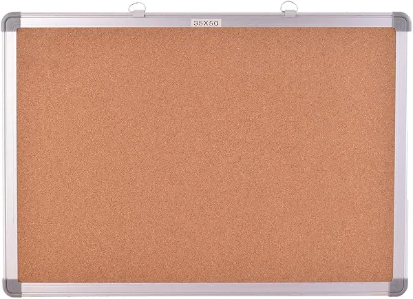 سعر ومواصفات لوح فلين خشب بوجه واحد مقاس 60 × 45 سم، بيج وفضي (B0CGJNBPK7) على Amazon EG