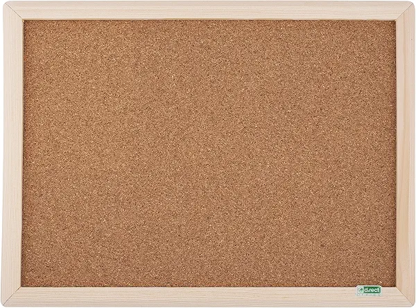 سعر ومواصفات لوحة فلين من D.RECT مقاس 60x40 سم - لوحة دبابيس بإطار خشبي (B0CPFJGFPR) على Amazon EG