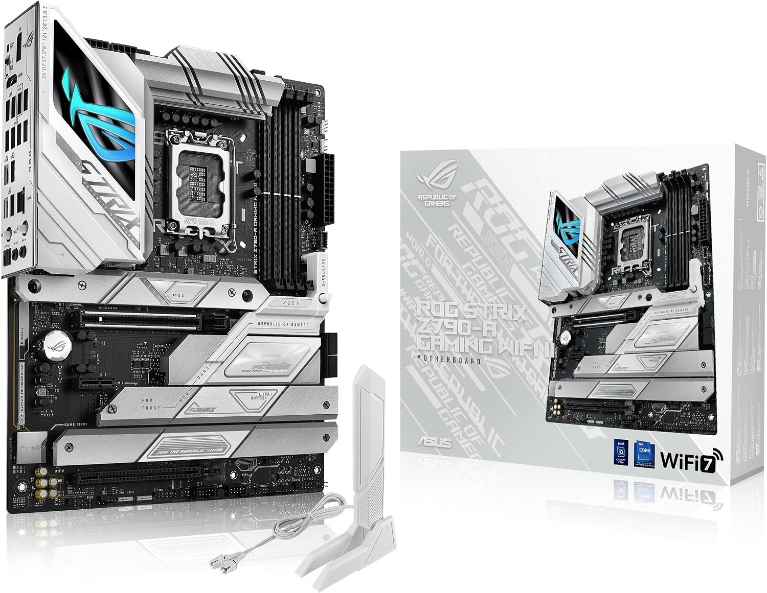 سعر ومواصفات لوحة أم روج ستريكس Z790-A للألعاب مع تقنية واي فاي II من أسوس (B07MDV2JY5) على Amazon EG
