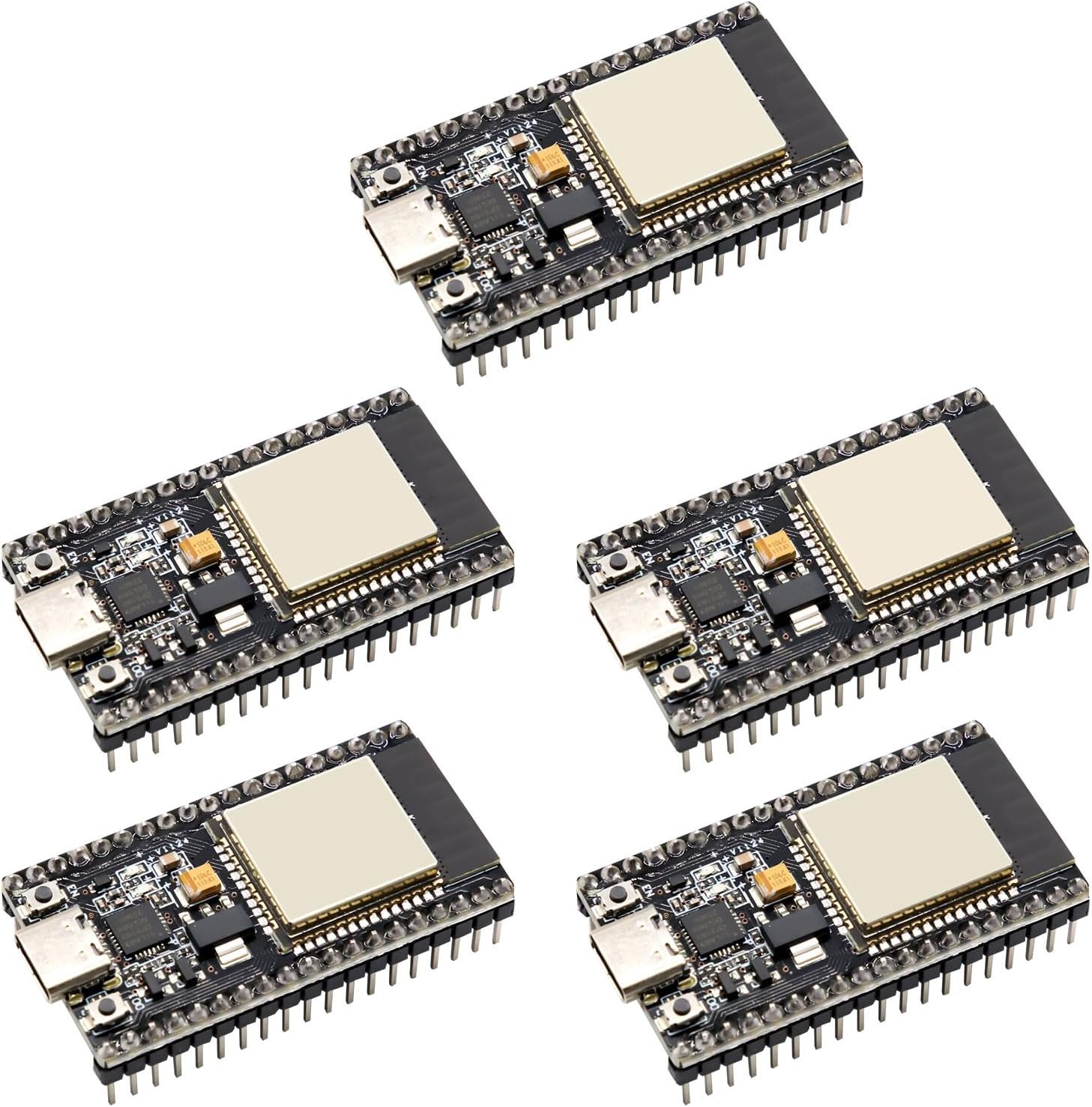 سعر ومواصفات لوحة تطوير ESP32 اي دبليو اتش بي 5 قطع ESP32 ESP-WROOM-32 وحدة مع رقاقة CP2012 WiFi + بلوتوث ثنائي النواة دعم STA/AP/STA+AP نوع C واجهة 38 دبوس نسخة ملحومة متوافقة مع اردوينو (B0DG8JSS7V) على Amazon EG