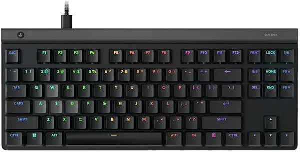 سعر ومواصفات لوحة مفاتيح ألعاب G515 رابيد تي كيه ال بمنفذ USB، تصميم داخلي من لوجيتك - أسود (B0FJ8S9NFK) على Amazon EG