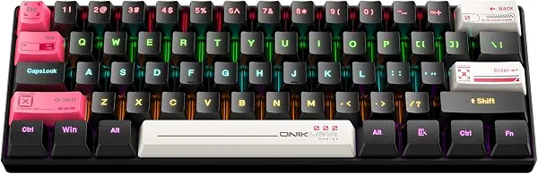 سعر ومواصفات لوحة مفاتيح ألعاب ميكانيكية G55 مع 61 مفتاح بتصميم ار جي بي مع إضاءة خلفية ليد بسلك للكمبيوتر واللاب توب (B0D91X33PN) على Amazon EG