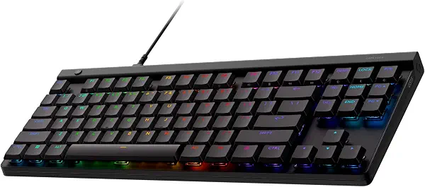 سعر ومواصفات لوحة مفاتيح ألعاب ميكانيكية سلكية G515 TKL، بتصميم منخفض وإضاءة RGB قابلة للتخصيص بالكامل، وأغطية مفاتيح PBT بنظام الحقن المزدوج، مع مفاتيح ميكانيكية بنظام اللمس لون بني والهيكل بلون أسود من لوجيتك (B0DB1YLSVR) على Amazon EG