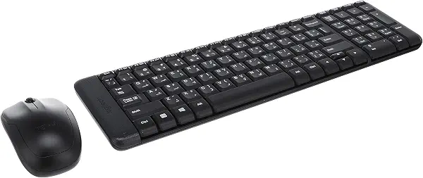 سعر ومواصفات لوحة مفاتيح لاسلكية Mk220 (تصميم رفيع)، من لوجيتك، اسود (B07NDYF7DG) على Amazon EG