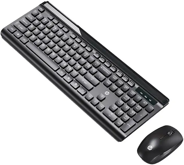 سعر ومواصفات لوحة مفاتيح وماوس لاسلكي CS500 2.4G لاسلكي سهل التركيب والتوصيل والتشغيل تصميم عصري أنيق، لوحة مفاتيح تركية Q من اتش بي - لون أسود (B0D2DTBNRF) على Amazon EG